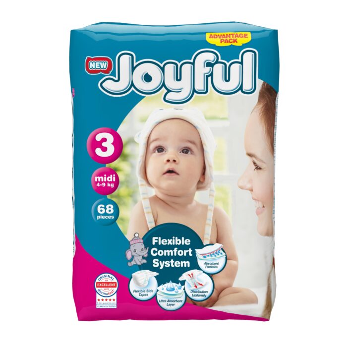 Fralda Joyful 80pcs 3-6kg2 Fralda Joyful 80pcs 3-6kg2