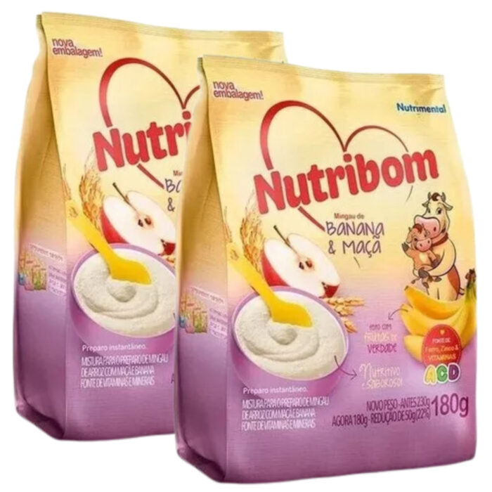Nutribom Banana e Apple sc 230gr Nutribom Banana e Apple sc 230gr