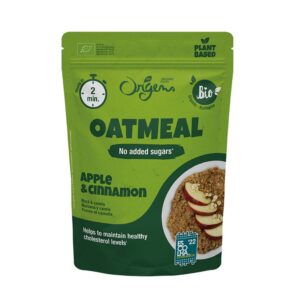 Oatmeal Apple & Cinnamon Bio Origens 300g