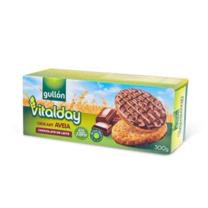 Bolacha Crocant AVEIA Choc de Leite Vitalday Gullon 300gr