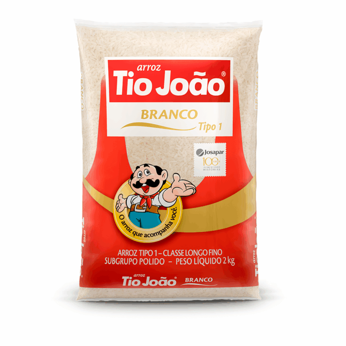 Arroz Tio João Branco 1kg