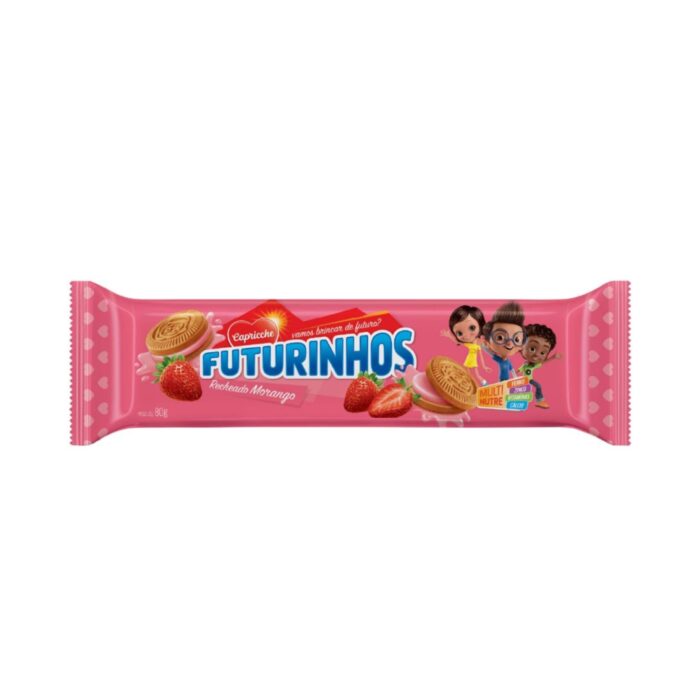 Bolacha Futurinhos Morango 80g2 Bolacha Futurinhos Morango 80g2