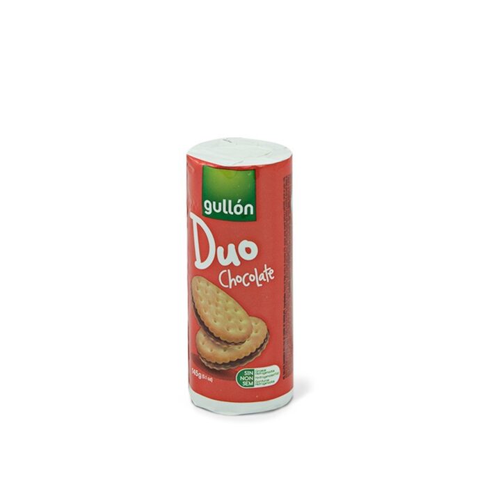 Bolacha Gullón Duo Chocolate 165g2 Bolacha Gullón Duo Chocolate 165g2