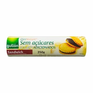 Bolacha Gullón Sandwich Diet Nature Sin Açucar