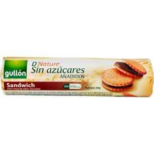 Bolacha Gullón Sandwich Diet Nature Sin Açucar