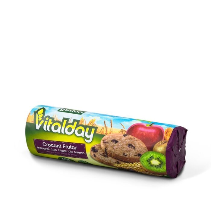 Bolacha Gullón Vitalday Crocant Frutas 300g3 Bolacha Gullón Vitalday Crocant Frutas 300g3