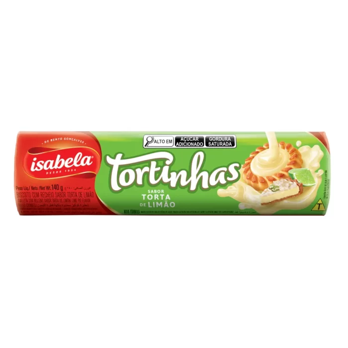 Bolacha Isabela Tortinha 140G limão Bolacha Isabela Tortinha 140G limão