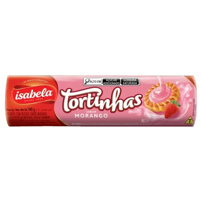 Bolacha Isabela Tortinha 140G morango800 Bolacha Isabela Tortinha 140G morango800