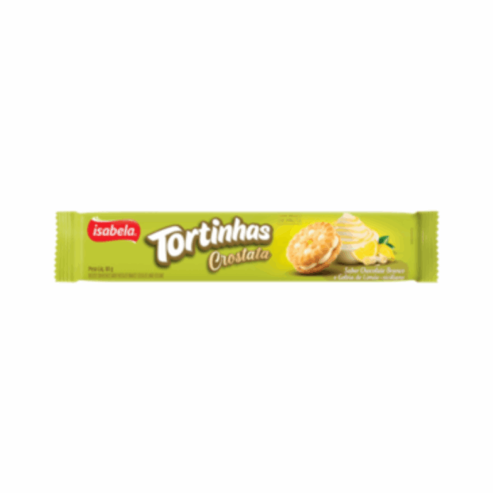 Bolacha Isabela Tortinha Crostata 80G geleia de limão Bolacha Isabela Tortinha Crostata 80G geleia de limão