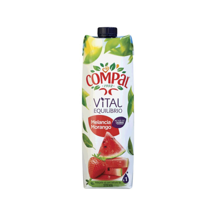 Compal Vital Equilibrio Melancia Morango 1l
