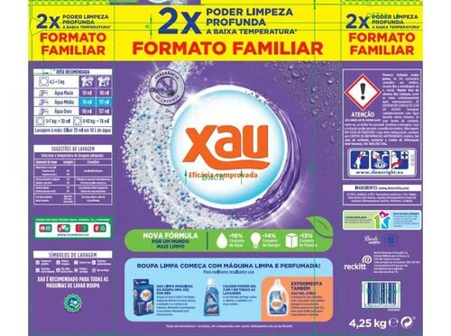 Detergente Em Pó Xau Lavanda 85d 4,25kg2 Detergente Em Pó Xau Lavanda 85d 4,25kg2