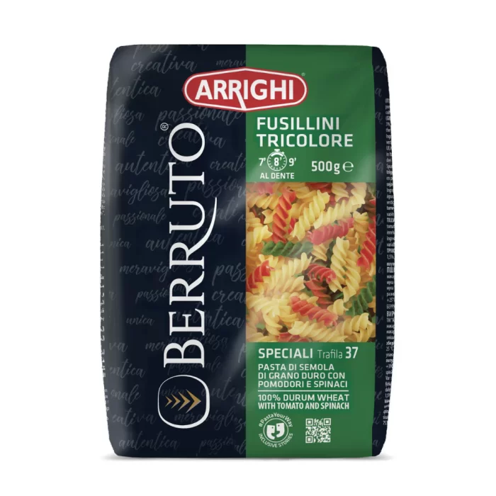 Farinha Arrighi Fusillini Tricolor 500g