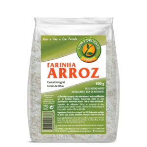 Farinha De Arroz Integral Cem Porcento 500g