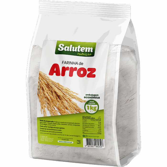 Farinha De Arroz Salutem 1kg Farinha De Arroz Salutem 1kg