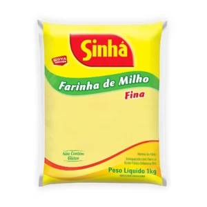 Farinha De Milho Sinhá Fina 1kg