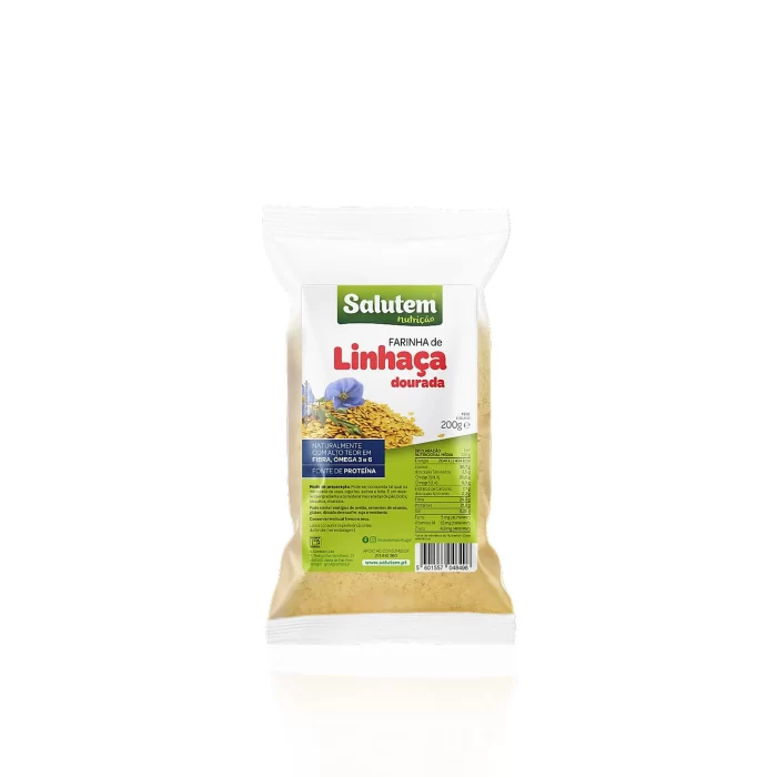 Farinha Linhaca Amarela Salutem 200g2 Farinha Linhaca Amarela Salutem 200g2