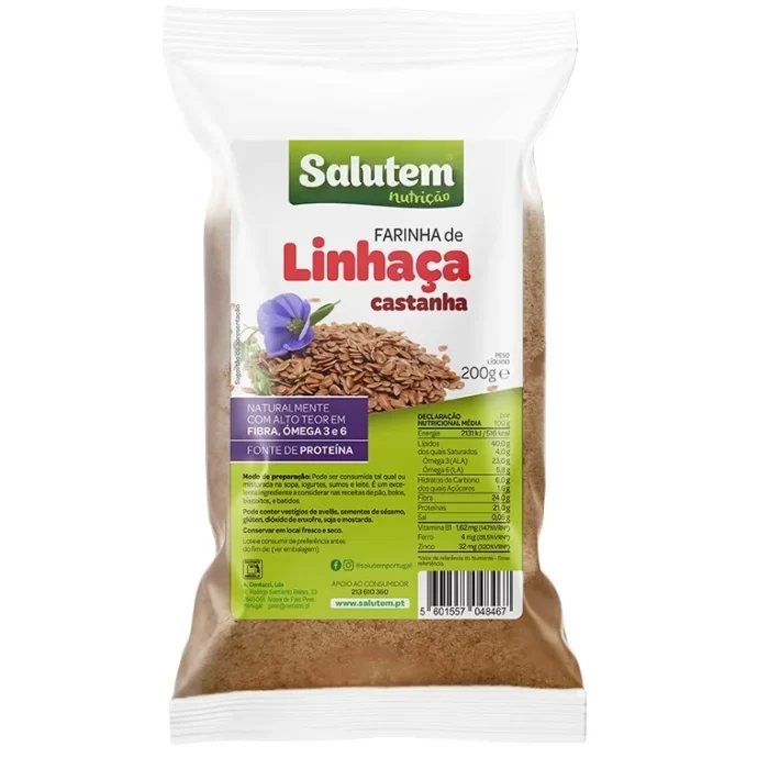 Farinha Linhaca Amarela Salutem 200g3 Farinha Linhaca Amarela Salutem 200g3