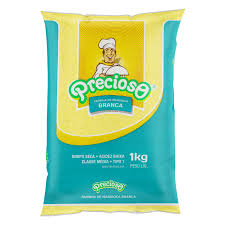 Farinha de Mandioca Branca Precioso 1kg