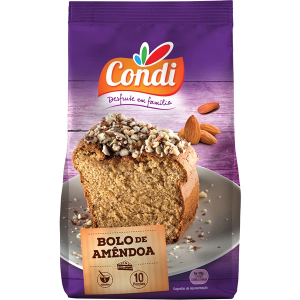 Farinhas Para Bolo Condi Amêndoa 400g2 Farinhas Para Bolo Condi Amêndoa 400g2