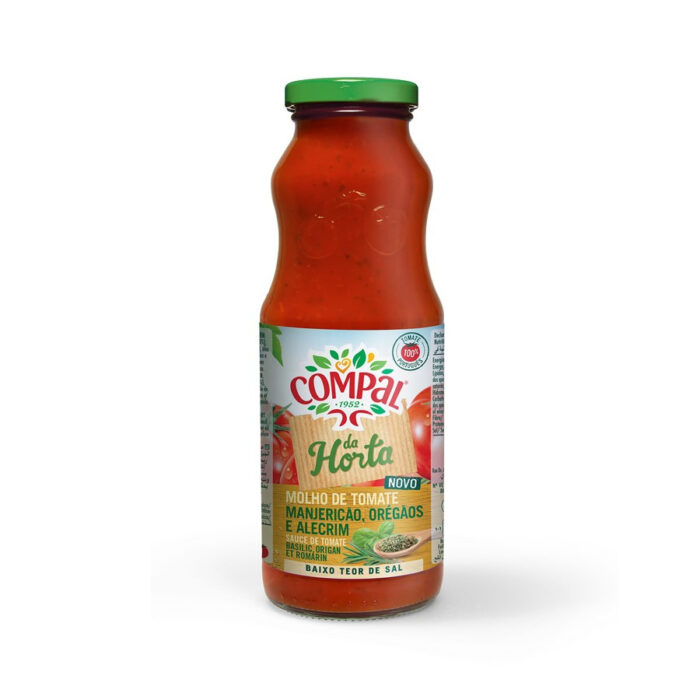 Polpa De Tomate Compal Manjericão, Orégano e Alecrim 500 G Polpa De Tomate Compal Manjericão, Orégano e Alecrim 500 G