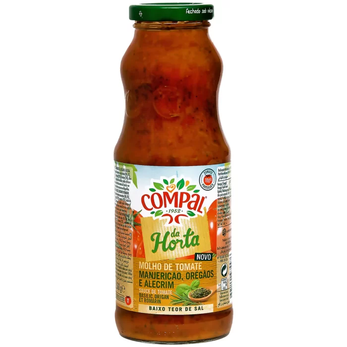 Polpa De Tomate Compal Manjericão, Orégano e Alecrim 500 G2 Polpa De Tomate Compal Manjericão, Orégano e Alecrim 500 G2