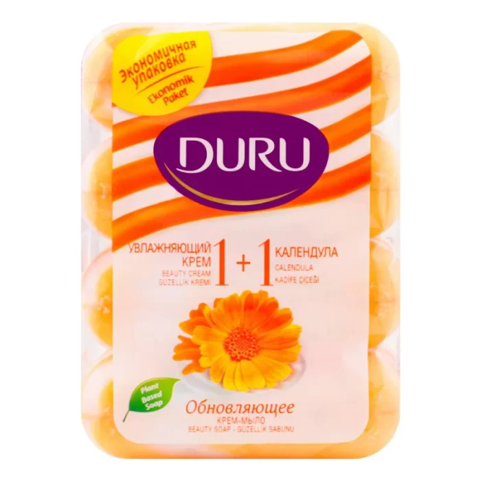 Sabonete Duru 1+1 Calêndula 4 Unidades 80g2 Sabonete Duru 1+1 Calêndula 4 Unidades 80g2