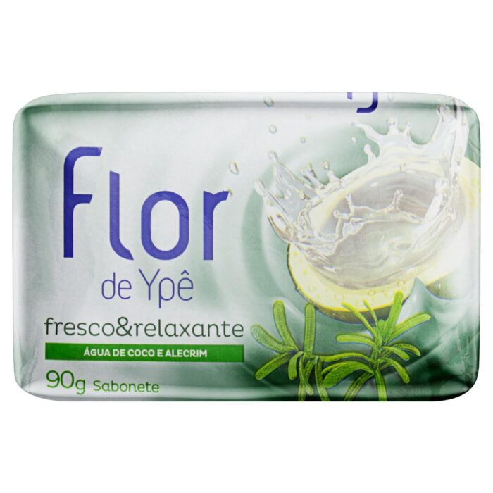 Sabonete Flor De Ype Água De Coco E Alecrim 85g3 Sabonete Flor De Ype Água De Coco E Alecrim 85g3