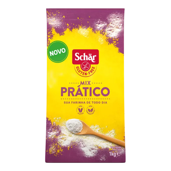 Schar Farinha Mix Bread+Pasta 1kg X 10 sem Glúten Schar Farinha Mix Bread+Pasta 1kg X 10 sem Glúten
