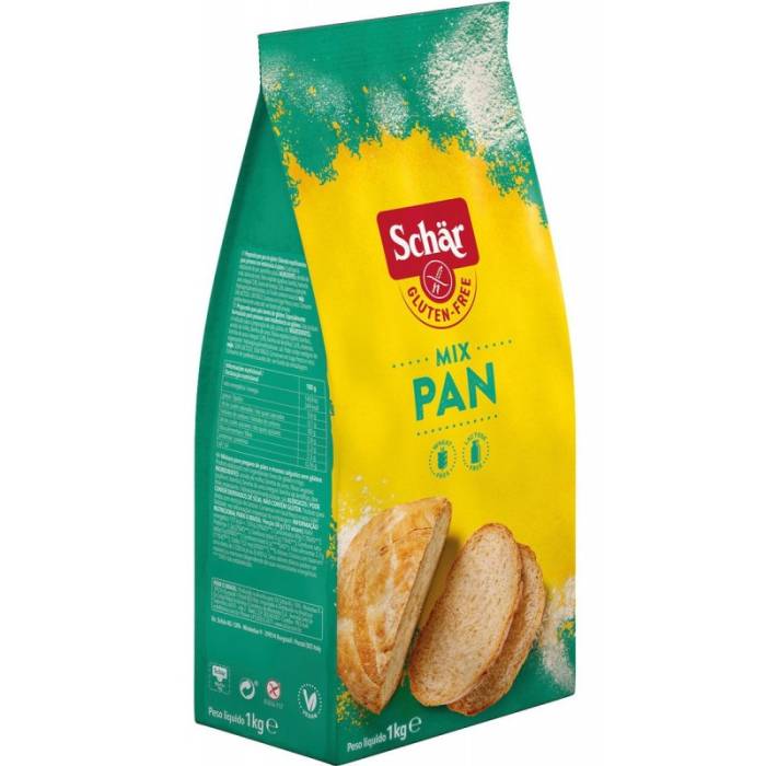 Schar Farinha Mix Pan Bread 1kg X 10 sem Glúten Schar Farinha Mix Pan Bread 1kg X 10 sem Glúten