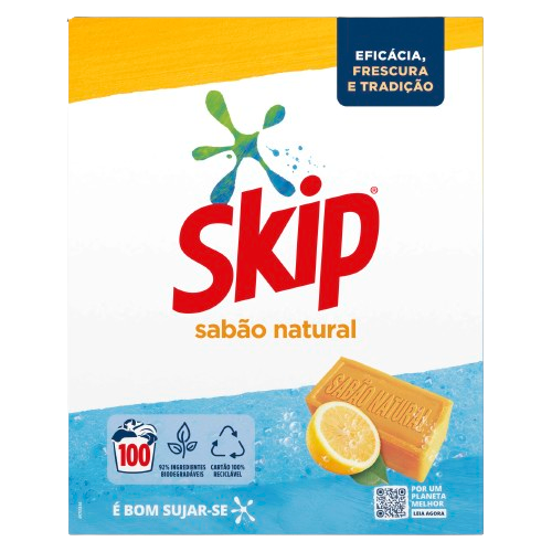 Skip Máquina 90 doses Sabão Natural 5,4kg2 Skip Máquina 90 doses Sabão Natural 5,4kg2