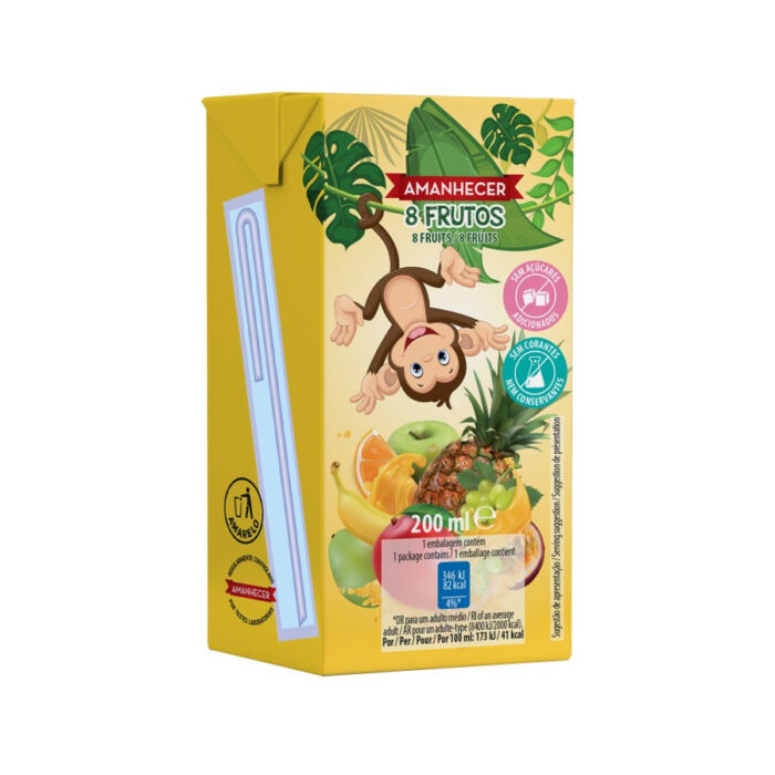 Sumo Amanhecer 8 Frutos 250ML