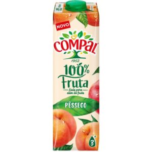 Sumo Compal 100% Fruta Pêssego 1L
