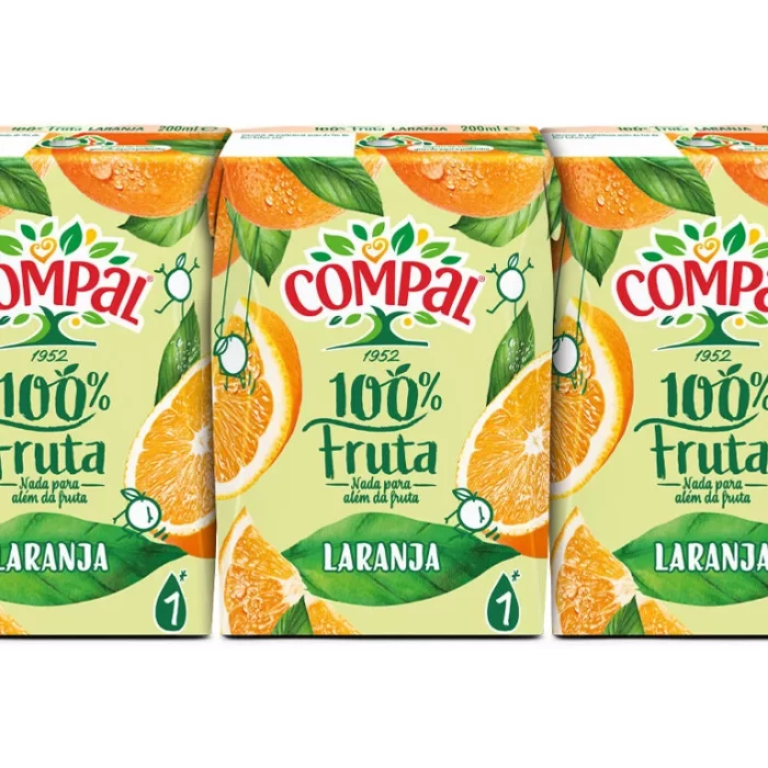 Sumo Compal 100% Laranja Cx 18 Unidades 330ml2 Sumo Compal 100% Laranja Cx 18 Unidades 330ml2