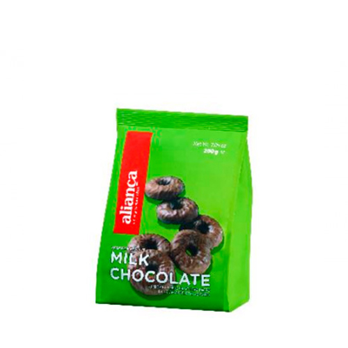Biscoito Aliança Chocolate e Leite 200g Biscoito Aliança Chocolate e Leite 200g