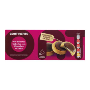 Bolacha Choco Leite Continente 235g