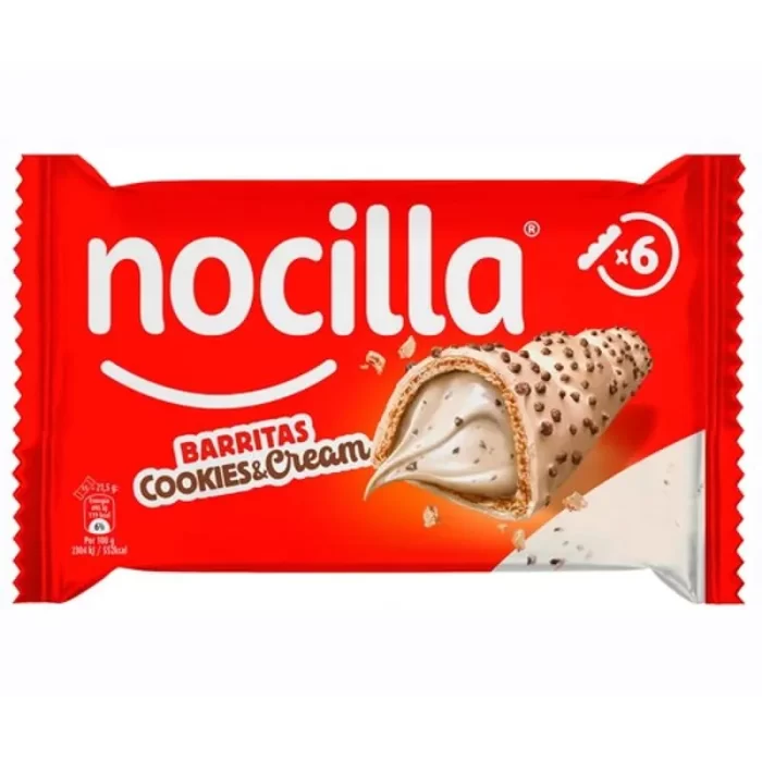 Bolacha Nocilla Cookies com Creme Leite Bolacha Nocilla Cookies com Creme Leite