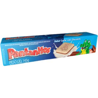 Bolacha Pantanitos Leite Chocolate 145 G Bolacha Pantanitos Leite Chocolate 145 G
