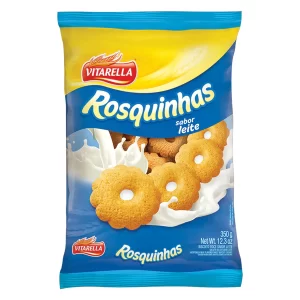 Bolacha Rosquinha Sabor Leite Vitarella 350gr