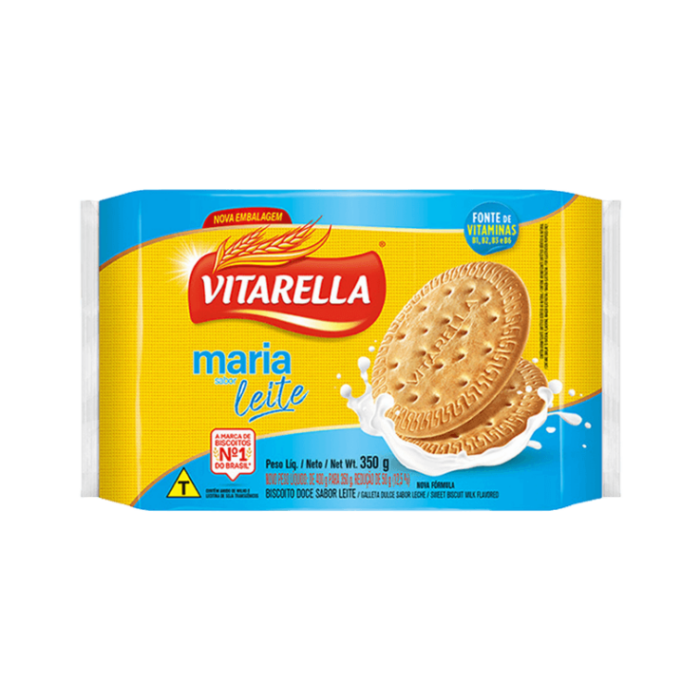 Bolacha Vitarella Maria Leite 350g