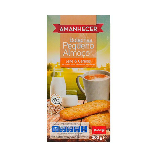 Bolachas Amanher Leite e Cereais 300g Bolachas Amanher Leite e Cereais 300g