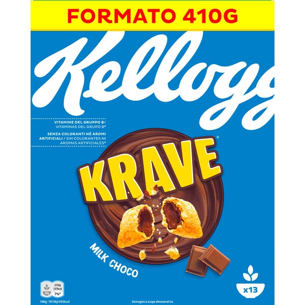 Cereal Krave Choclate e Leite Kelloggs 410g Cereal Krave Choclate e Leite Kelloggs 410g