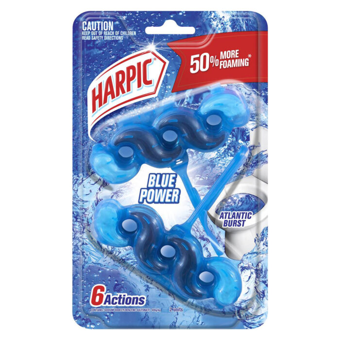 Detergente Harpic Blue Power Duplo X6 2x35g