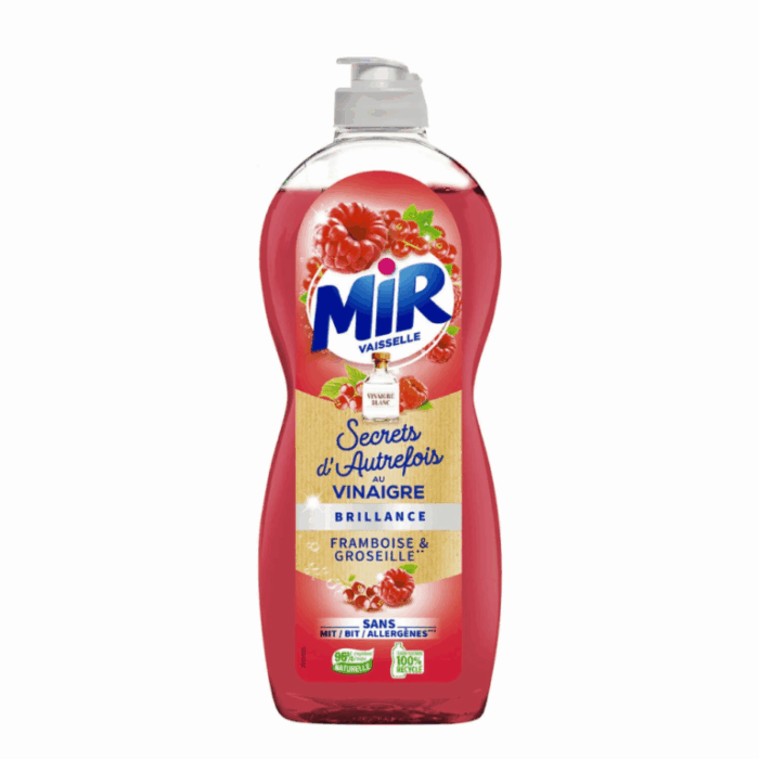 Detergente Lava Loiça Mir Framboesa Groselha 675ml Detergente Lava Loiça Mir Framboesa Groselha 675ml
