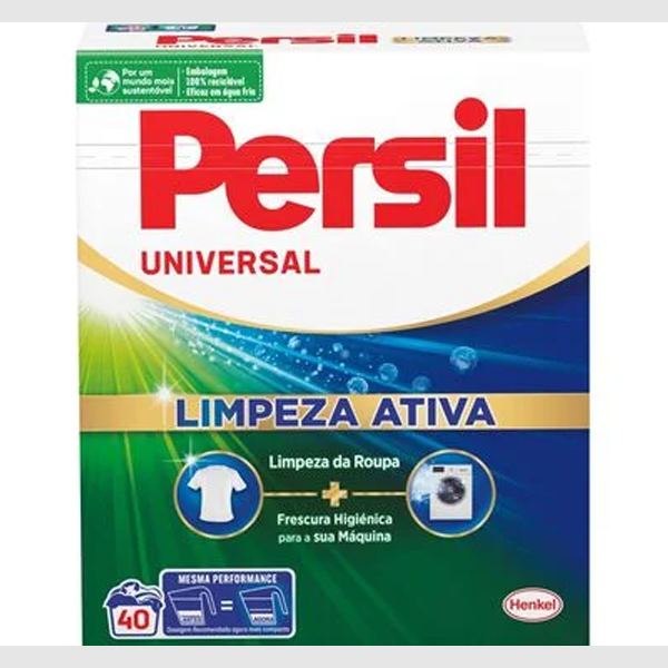 Detergente Persil Limpeza Profunda 40 Doses 2.400g Detergente Persil Limpeza Profunda 40 Doses 2.400g