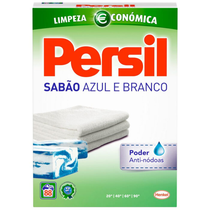 Detergente Persil Sabão Azul r Branco 88 Doses 4,664 Detergente Persil Sabão Azul r Branco 88 Doses 4,664