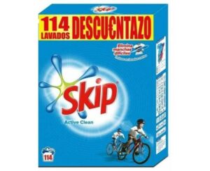 Detergente Skip Active Clean 114 Doses 6,84kg