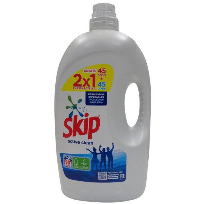 Detergente Skip Active Clean 90d Detergente Skip Active Clean 90d
