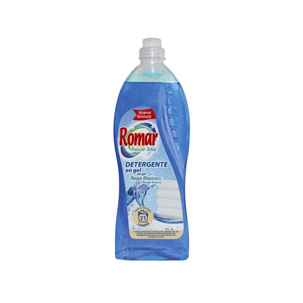 Detergente em Gel Roupa Branca Romar 1,5l Detergente em Gel Roupa Branca Romar 1,5l