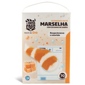 Detergente em Pó Marselha Super Paco 70 Lavagens 4,55kg
