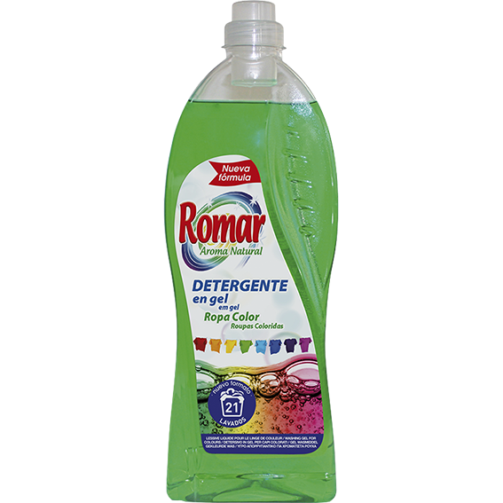 Detergente en Gel Roupa Cores Romar 1,5l Detergente en Gel Roupa Cores Romar 1,5l